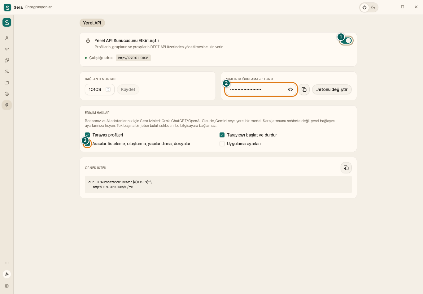 4. Yapay zekânızı bağlayın